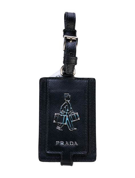 suitcase prada|Prada luggage tag.